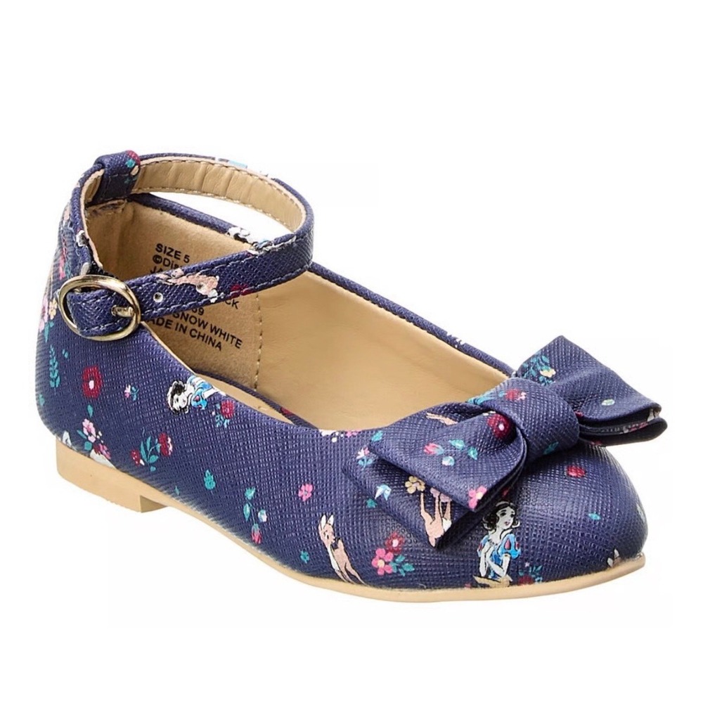 NWT‎ Disney Snow White Janie & Jack  bow flats girls 6 - Picture 3 of 7